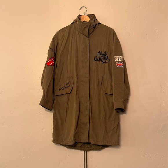Rolling Stones Green Army Jacket - Picture 3 of 7